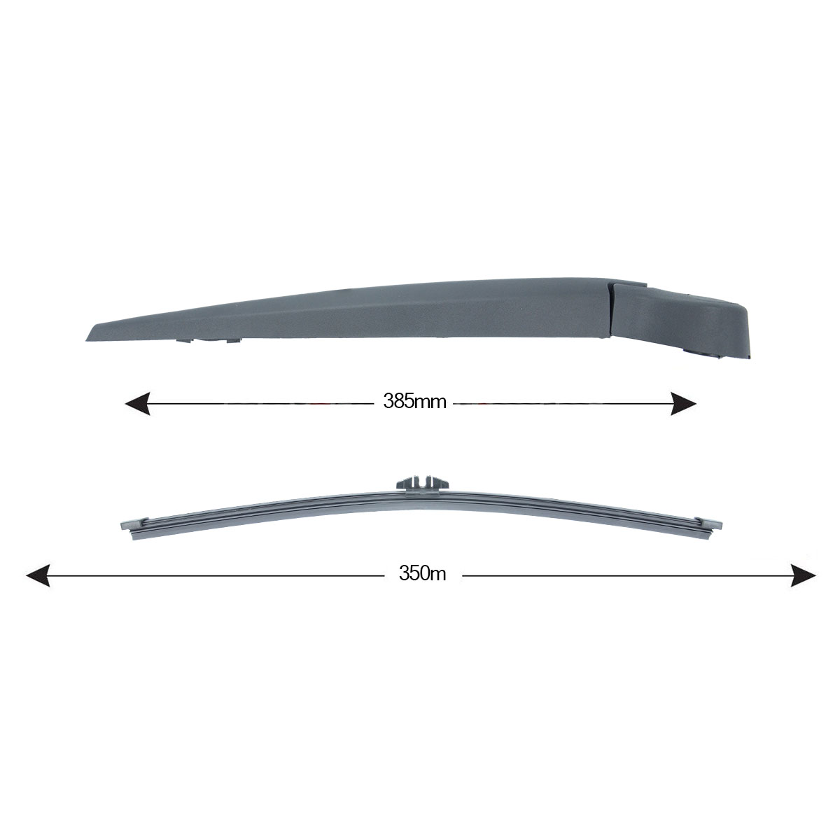 Sparblade Rear Arm Kit VOLVO V70 III 350mm