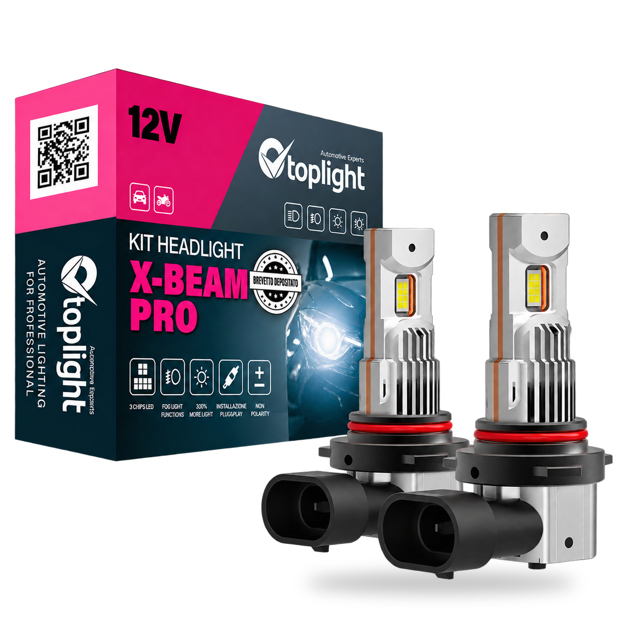 Kit Headlight X-BEAM PRO HIR2 (2PCS)